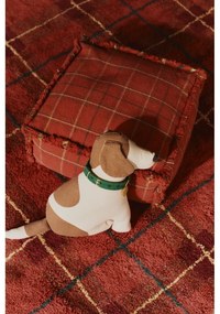 Червен детски пуф Mapple Red – Lorena Canals