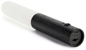 Черна LED стенна лампа с USB Baton – Gingko