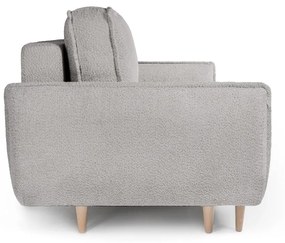 Сив диван от букле 215 cm Patti - Bonami Selection
