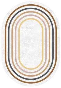 Бял килим 80x200 cm - Rizzoli