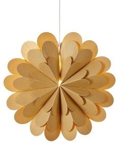 Висяща светлинна декорация с коледен мотив в златисто ø 45 cm Maravilla - Markslöjd