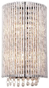 Endon 81978 - Кристален аплик GALINA 2xG9/25W/230V лъскав хром