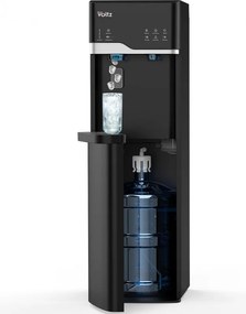Диспенсър с ледогенератор Oliver Voltz OV51449G, 120-420W, 10°-90°C, Долно зареждане, Компресорно охлаждане, Черен