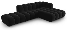 Антрацитен ъглов диван (десен ъгъл) Lupine – Micadoni Home