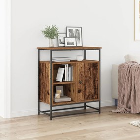Sonata H Бюфет от старо дърво 69x35x80 см Инженерна дървесина и стомана
