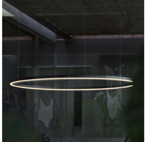 Ideal Lux - LED Пендел ORACLE SLIM LED/43W/230V 3000K Ø 90 см черен