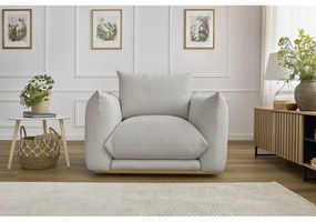 Светлосиво кресло Ernest – Bobochic Paris