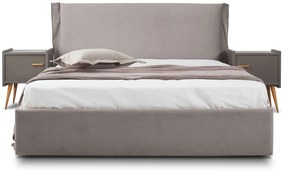 Тапицирано легло Paris-Gkri Anoixto-90 x 200-Με μηχανισμό ανύψωσης