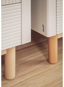 Бежов детски шкаф за книги 120x40 cm Miloo - Pinio