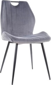 Стол Arco Velvet-Сив (4) парчета