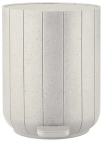 Кремаво кошче за боклук с педал от полиресин 3 l Kua – Blomus