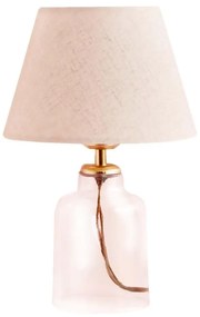 Настолна лампа AYD 1xE27/40W/230V кремава/прозрачна