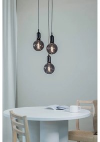 Черна висяща лампа 25x25 cm Bronx - Markslöjd