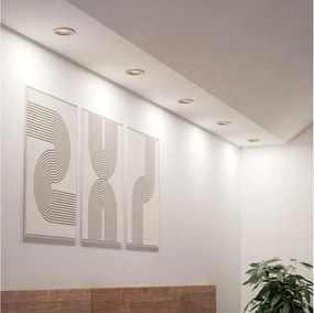 Eglo 902269 - КОМПЛЕКТ 5x LED вградени точкови осветителни тела BARRANCO LED/4,8W/230V хром