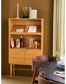 Черна кръгла трапезна маса ø 140 cm Fjord – Hübsch