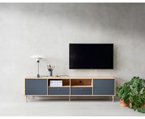 Телевизионен скрин с дъбова облицовка Mistral 233 - Hammel Furniture