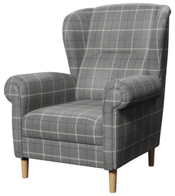 Сиво кресло крило Swan – Ropez