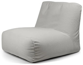 Светлосив пуф от букле Tube 100 – SLOWDOWN