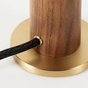 Кафява настолна лампа с възможност за димиране (височина 26 см) Knuckle - tala