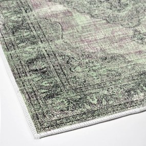 Зелени-сиви килими за баня в комплект от 2 бр. 60x100 cm – Foutastic