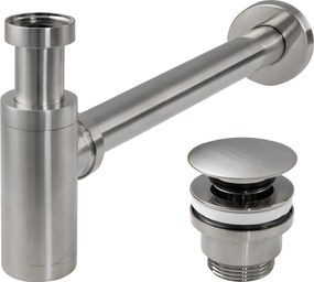 Сифон REA BRUSH NICKLE INOX