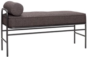 Кафяв стол за отдих с възглавница Pipe - Hübsch