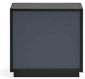 Черно нощно шкафче Doric - Teulat