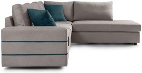 Ъглов диван Holmes-Gray Light-Right