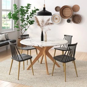 Кухненски стол Nolan-черен (4) парчета