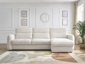 Бял ъглов диван Achille – Bobochic Paris