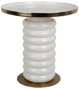 Метална кръгла странична масичка ø 41 cm Ruby – Leitmotiv