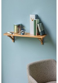 Стенен рафт от декор от дъб в естествен цвят 60 cm Arki – Hübsch
