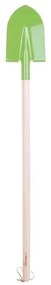 Bigjigs - Детска лопата с дълга дръжка - Зелена