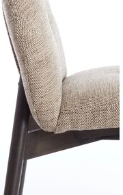 Бежови тапицирани трапезни столове в комплект 2 бр. Sinosa – Light &amp; Living