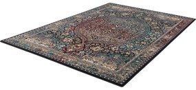 Тъмнозелен вълнен килим 160x240 cm Ava - Agnella