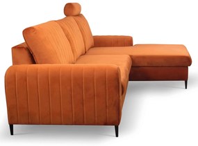 Ъглов диван Monte-Oранжево