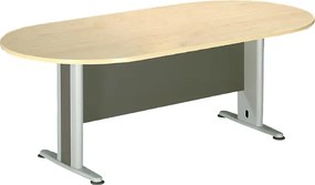 Конферентна маса Oval-Сиво / Бежово-240ш  120д см.