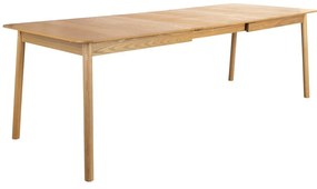 Сгъваема маса за хранене с дъбов плот 90x180 cm Glimps - Zuiver