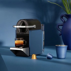 Еспресо машина DeLonghi Pixie EN127.BL, 1260W, 19 bar, 0.7 л, Nespresso, Автоматично изключване, Син