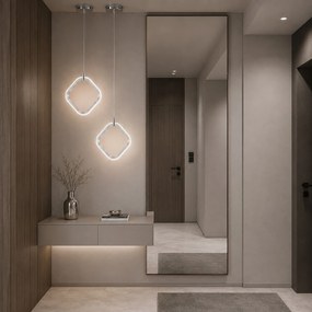 LED висящ плафон LHJ127-W Хром