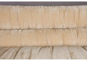 Бежов кадифен диван 214 cm Douglas – Dutchbone