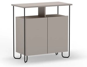 Сиво-бежов шкаф 80x80 cm Dilly - Marckeric