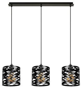 Пендел НЕО, черен, 3xE27