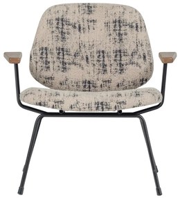 Бежово шенилово кресло Aure – WOOOD