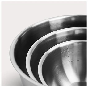 Купи от неръждаема стомана в сребрист цвят в комплект от 3 бр. ø 24 cm Lucca 3.0 – FABINI