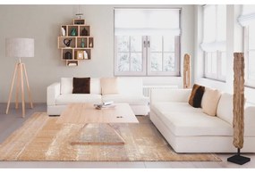 Кафяв вълнен килим 133x180 cm Layers - Agnella