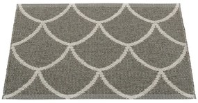 Сив килим за открито и закрито 70x50 cm Kotte Charcoal – Pappelina