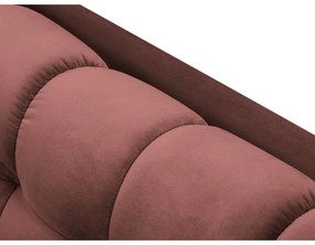 Розов ъглов диван от кадифе , десен ъгъл Bali - Cosmopolitan Design