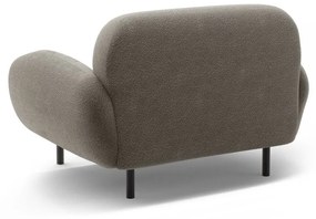 Сиво кресло от букле Poppy – Micadoni