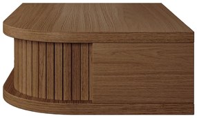 Кафяво нощно шкафче от орех Farsta – Woodman